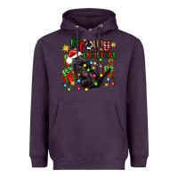 Plum meowy christmas Heavyweight Hoodie - Zillion Design Studio