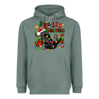 Sage meowy christmas Heavyweight Hoodie - Zillion Design Studio