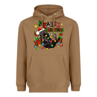 Toasted Coconut meowy christmas Heavyweight Hoodie - Zillion Design Studio