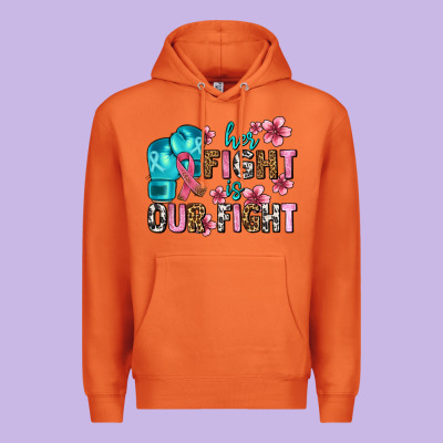Her Fighting Is Our Fight Premium Hoodie Designed By Adodesignshop
