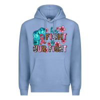Colony Blue her fighting is our fight Premium Hoodie - AdoDesignShop