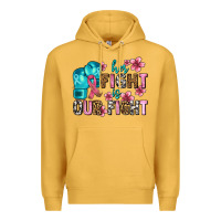 Mustard her fighting is our fight Premium Hoodie - AdoDesignShop
