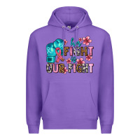 Purple her fighting is our fight Premium Hoodie - AdoDesignShop