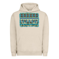 Pigment French Oak turquoise gemstone background Urban Hoodie - AdoDesignShop