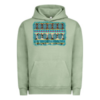 Pigment Oil Green turquoise gemstone background Urban Hoodie - AdoDesignShop