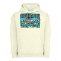 Pigment Pistachio turquoise gemstone background Urban Hoodie - AdoDesignShop