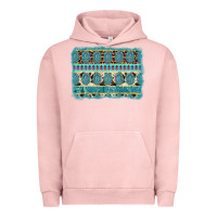 Pigment Salmon turquoise gemstone background Urban Hoodie - AdoDesignShop