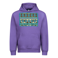 Tulip turquoise gemstone background Urban Hoodie - AdoDesignShop