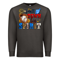 Smoke small town big spirit baseball Premium Sweatshirt - Zillion Design Studio