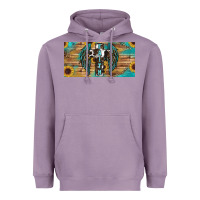 Lavender Wings Cross Faith Heavyweight Hoodie - RanaPortraitStore
