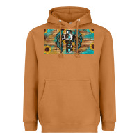 Meerkat Wings Cross Faith Heavyweight Hoodie - RanaPortraitStore