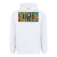 White Wings Cross Faith Heavyweight Hoodie - RanaPortraitStore