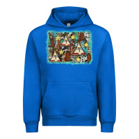 Cobalt tribe tent western background Urban Hoodie - AdoDesignShop
