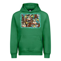Emerald tribe tent western background Urban Hoodie - AdoDesignShop