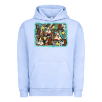 Pigment Grape Ice tribe tent western background Urban Hoodie - AdoDesignShop