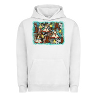 Pigment Lunar Rock tribe tent western background Urban Hoodie - AdoDesignShop