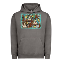 Pigment Tornado tribe tent western background Urban Hoodie - AdoDesignShop