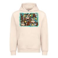 Sandshell tribe tent western background Urban Hoodie - AdoDesignShop