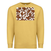 Antique Gold distressed chocolate milkshake cowhide Premium Sweatshirt - RanaPortraitStore