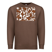 Chestnut distressed chocolate milkshake cowhide Premium Sweatshirt - RanaPortraitStore