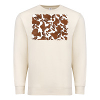 Sandshell distressed chocolate milkshake cowhide Premium Sweatshirt - RanaPortraitStore
