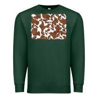 Sports Green distressed chocolate milkshake cowhide Premium Sweatshirt - RanaPortraitStore