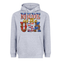Heather Grey made in the usa Heavyweight Hoodie - texasbilliewilder
