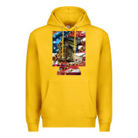 Lemon usa flag and leopard with boots 12 oz regular can cooler Premium Hoodie - Artiststas