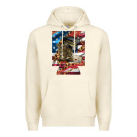 Sandshell usa flag and leopard with boots 12 oz regular can cooler Premium Hoodie - Artiststas