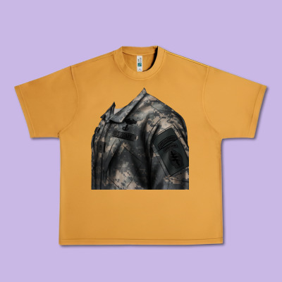 English Pointer Us Army Urban Heavy Tee Designed By Ranaportraitstore
