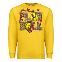 Lemon play ball softball Premium Sweatshirt - Zillion Design Studio