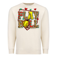 Sandshell play ball softball Premium Sweatshirt - Zillion Design Studio