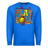 True Royal play ball softball Premium Sweatshirt - Zillion Design Studio