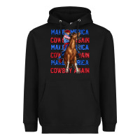 Black make america cowboy again Heavyweight Hoodie - texasbilliewilder