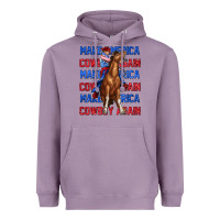 Lavender make america cowboy again Heavyweight Hoodie - texasbilliewilder