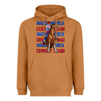 Meerkat make america cowboy again Heavyweight Hoodie - texasbilliewilder