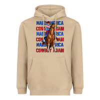 Mushroom make america cowboy again Heavyweight Hoodie - texasbilliewilder