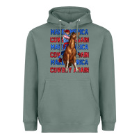 Sage make america cowboy again Heavyweight Hoodie - texasbilliewilder