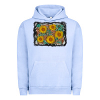 Pigment Grape Ice leather sunflower background Urban Hoodie - AdoDesignShop