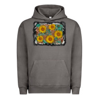 Pigment Tornado leather sunflower background Urban Hoodie - AdoDesignShop