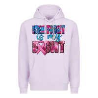 Lilac her fight is my fight Premium Hoodie - AdoDesignShop