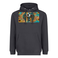 Smoke Blessed cros sunflowers Heavyweight Hoodie - RanaPortraitStore