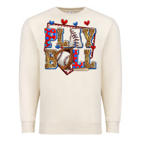 Sandshell play ball baseball Premium Sweatshirt - Zillion Design Studio