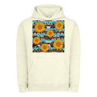 Pigment Pistachio sunflower western seamless Urban Hoodie - AdoDesignShop