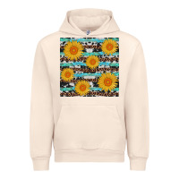 Sandshell sunflower western seamless Urban Hoodie - AdoDesignShop