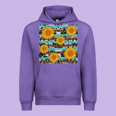 Sunflower Western Seamless Urban Hoodie Designed By Adodesignshop
