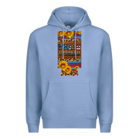 Colony Blue proud veteran 12 oz slim can cooler Premium Hoodie - Artiststas
