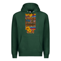 Sports Green proud veteran 12 oz slim can cooler Premium Hoodie - Artiststas
