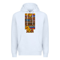 White proud veteran 12 oz slim can cooler Premium Hoodie - Artiststas