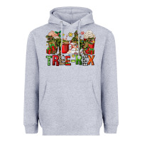 Heather Grey tree rex coffee cups Heavyweight Hoodie - Zillion Design Studio